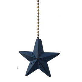 Blue Barn Star Ceiling Fan Pull