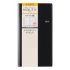 NOLTY Excel 8 Weekly Planner 2025, Japanese Edition, Black