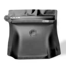 16oz 1lb 60pcs Coffee Bags with Valve,Vented Coffee Bag Packing Food Store Bags Coffee Packaging Stand-up Coffee Storage Pouches Diamond Shaped Need to Use Heat Sealing Machine（Black）