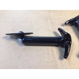 Buyers Products 2 Pc. Buyers Products WJ96WCB, Spring-Loaded 90 Deg Hood Catch w/ Keeper (BLACK)