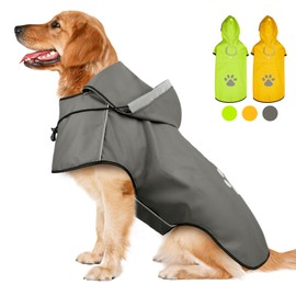 Grey Dog Raincoat