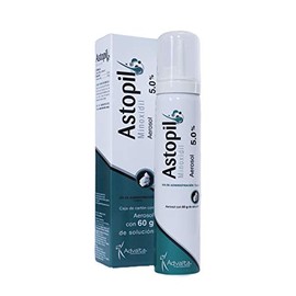 Advaita Astopil Minoxidil 5, Espuma para el Tratamiento de la Alopecia Andrognetica, Areata e Hipotricosis Congnita, Contenido 1 Tubo de 60 g, Sin... 