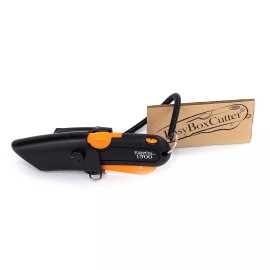 EASY BOX CUTTER Safety Box Cutter, Easy Cut World's Best Box Cutter Knives - Orange 1500