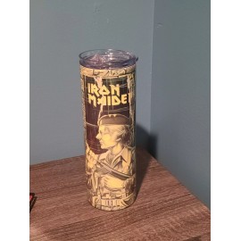 Iron Maiden Women in Uniform 20 0z tumbler CUSTOM MADE NEW