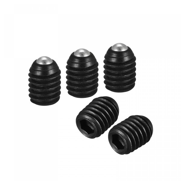uxcell Ball Point Grab Set Screw 5pcs M6 x 8mm