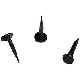 Merriway BH02182 (100 gm) Blued Cut Carpet Upholstery Tacks Nails, 19 mm - Pack of 100 gm