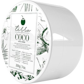 Terra Coco Verde Mask | Vegan | Moisturizes and Nourishes | Ideal for Extremely Dry and Worn Hair Damaged by Sun or Chemicals| Removes Dead Cells | Acts as a Sunscreen | 7.0 oz