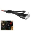 12V Stainless Steel Motorcycle Handlebar Switch LED Modification Bracket Control