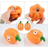 2pcs Squeak Latex Dog Toys Pumpkin Shaped Dog Toys for