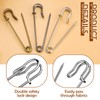 BUOKKON 30Pcs 3" Large Safety Pins, Three Colors Heavy Duty