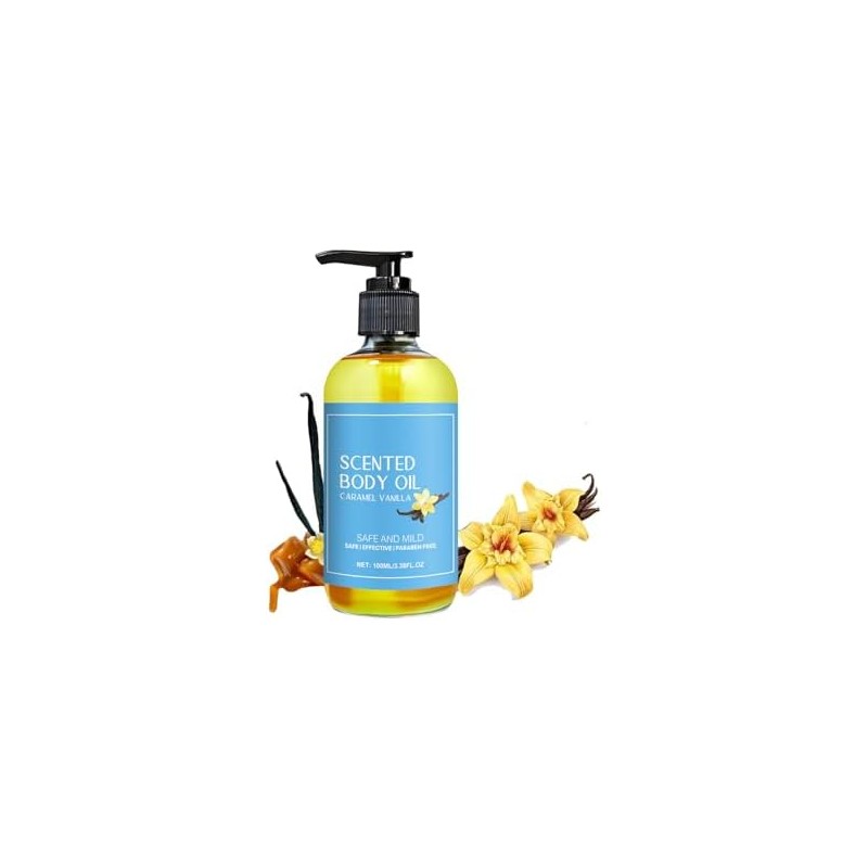 Orena Body Oil Caramel Vanilla, Vanilla Body Oil, Orena, Fragrances