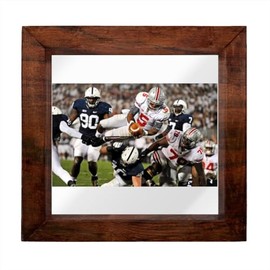 Braxton Miller - 6X6 Full Color Photo Sign With Hand Made Wood Frame PIAP #G687491