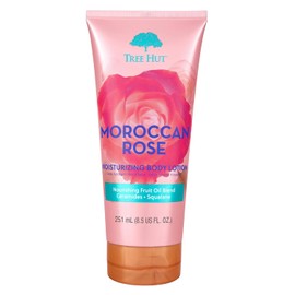Tree Hut Moroccan Rose Moisturizing Body Lotion with Ceramide and Squalene for Skin Protection, Long-lasting Hydration, and Soft, Luxurious Skin - 8.5 fl oz