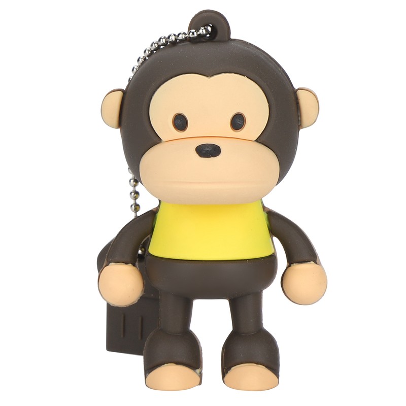 USB Flash Drive Interesting Cartoon Monkey Portable Storage Memory Stick