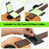 3 Pcs Guitar String Cleaner Scrubber, Fret Floss Cleaner Cloth