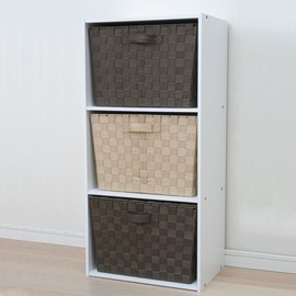 アイリスオーヤマ カラーバスケット 深型 ベージュ 幅38×奥行26×高さ26㎝ CBK-38D