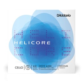 D'Addario Helicore Cello Single G String, 4/4 Scale, Medium Tension