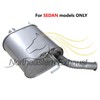 Northeastern Exhaust | Stainless Steel Driver Side Exhaust Muffler Compatible