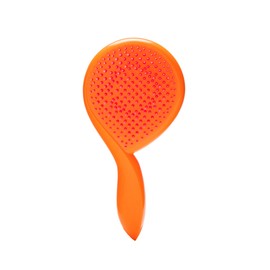 Michel Mercier Ultimate Girlie Detangling Brush for Normal Hair, Orange Handle/Pink Bristles