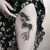 DaLin Large Temporary Tattoos, 4 Sheets (Mermaid 6)