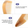 Healifty Handheld Comb 1pc Cattle Horn Comb Hair Smoothing Comb