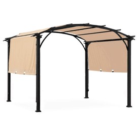 Garden Winds Replacement Canopy Top Cover Compatible with The L-PG108PST-A, L-PG108PST-B, A106005400, A106000507 Verano Pergola - RipLock 350