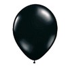 Folat 08178 Black Balloons 30 cm-10 Pieces