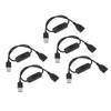 Hilitand USB Cable with Switch, 5pcs USB Male to Female