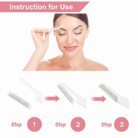 20 Pack Replacement Heads Blades Compatible with Finishing Touch Flawless Dermaplane Glo Lighted Facial Exfoliator, Stainless Steel Heads for Removal Peach Fuzz, Facial and Eyebrow Hair