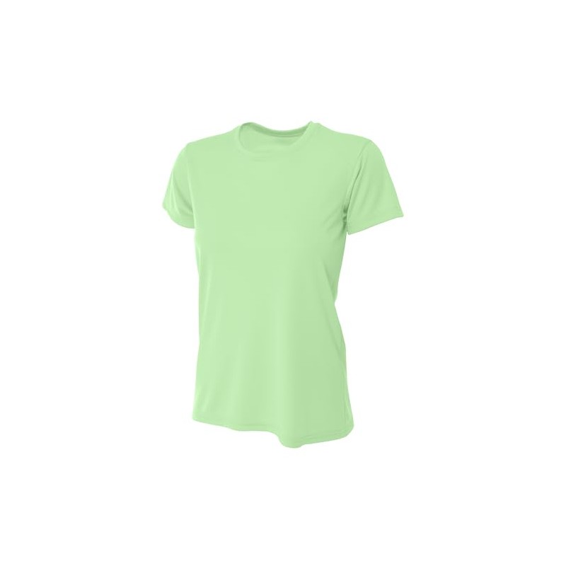 A4 Ladies' Cooling Performance T-Shirt, Light Lime, L