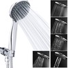 High Pressure Handheld Shower Head Briout 5-Settings Powerful Water Spray