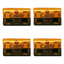 Bundle of 4 Castile Beauty Soap with Olive Oil 3.9oz x 4 Delivers 3 - 5 Days USA