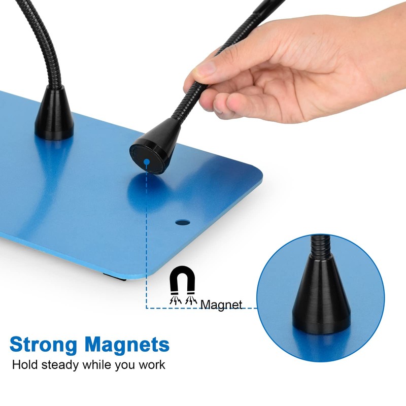Magnetic Helping Hands Soldering, Helping Hand Tools, Third Hand with