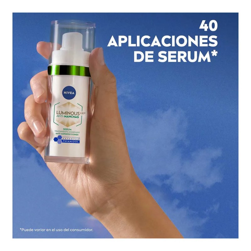 Nivea Luminous 630 Sérum Facial Anti-Manchas e Imperfecciones, 30 ml