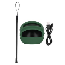 Mini Portable Helmet 

Multi Functional Wireless Bluetooth 4.2 Speaker Mobile Phone Bracket Loudspeaker for Outdoor Travel(Green )