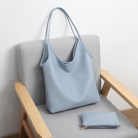 YAVCOOL Hobo Bags Purse for Women Soft Slouchy Hobo Shoulder Bag Designer Ladies Large Leather Everyday Handle Handbag