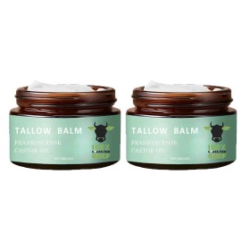 Unbranded Tallow Balm Moisturizing Cream Frankincense Castor Oil 30g - 2PCS