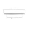 QWORK Aluminum T Track, 2 Pack 12 Inch Universal Double