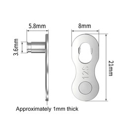 Bicycle Chain Link 12 Compartments, Steel Bicycle Chain Clasp Links, Chain Lock Bicycle Chain, Bicycle Chain Links, Bicycle Chain Links, Bicycle Chain Links, Bicycle Accessories, 4 Pairs