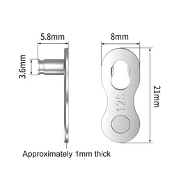 Bicycle Chain Link 12 Compartments, Steel Bicycle Chain Clasp Links, Chain Lock Bicycle Chain, Bicycle Chain Links, Bicycle Chain Links, Bicycle Chain Links, Bicycle Accessories, 4 Pairs