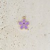 Spring Flower Charm, Gold and Silver, Fashion Accessory - Title:
