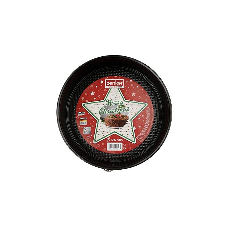Zenker 6014 Springform Ø 26 cm Promotion, runde Backform, Stahlblech