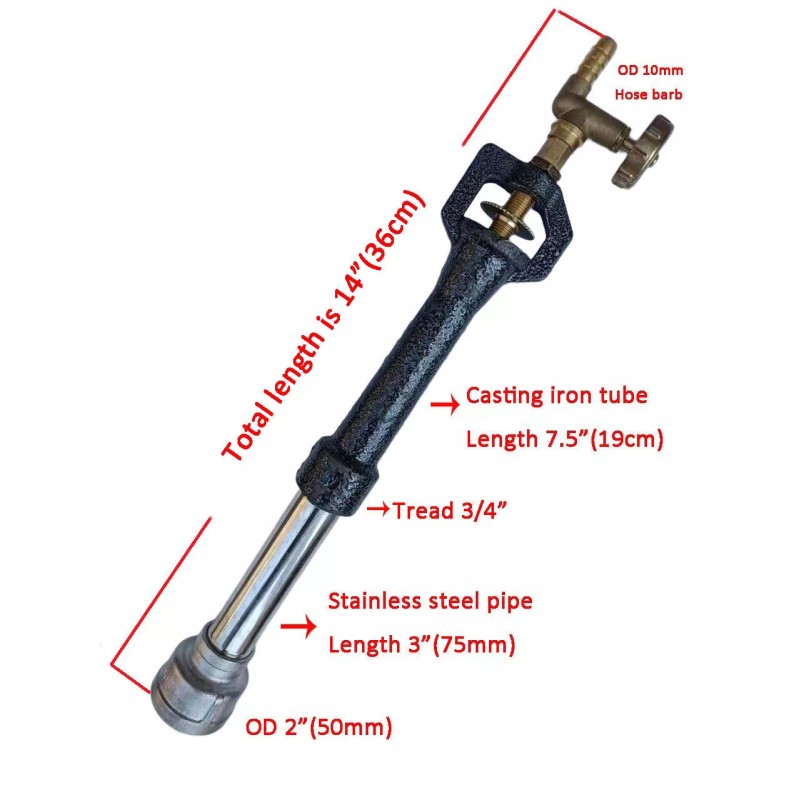 LSMIITTH Propane Forge Gas Burner Casting Blacksmith Knife Making Raku