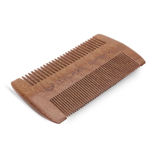 Leicare High Quality Wooden Beard Comb, Beard Comb Wood with