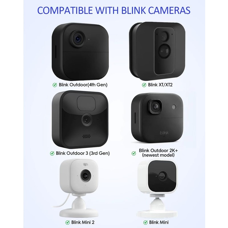 2Pack Vinyl Siding Mount Compatible with Blink Outdoor 2K+/ Blink