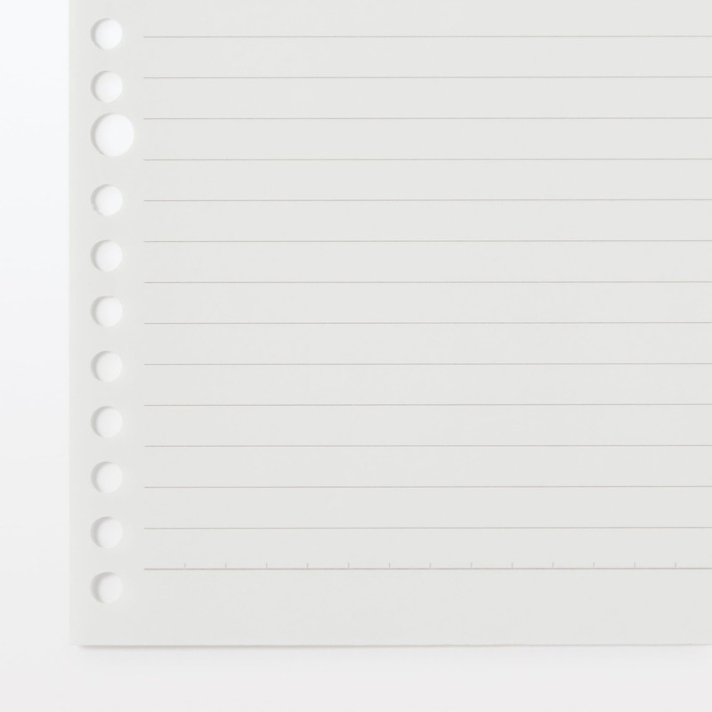 MUJI 83767013 Planted Trees Paper Backed Loose Leaf with Case,