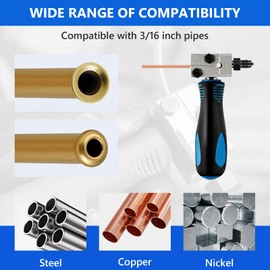MFUSUL Brake Line Flaring Device for DIN Flaring Double Universal Flaring Device Brake Line Car Set Flaring Tool for Brake Lines 4.75 mm 3/16 Inch Bending Tool for Car Pipe Extension Tool