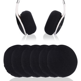 Yizhet 6 Pcs Headphone Earpad Covers, Headphone Sweat Covers, Washable and Stretchable Earcup Covers/Ear Pads Protector/Sanitary Earcup Dust Cover Fits 2.36"-2.95" Headsets (Flex Fabric, 6-7.5cm)