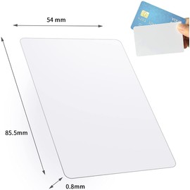 NFC Cards, PVC White NTAG215 Tag, Blank 504 Bytes NFC Labels Compatible with TagMo Amiibo for All NFC Enabled Smartphones and Devices (Pack of 110)