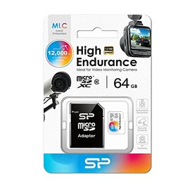 64GB Silicon Power High-Endurance microSDXC CL10 MLC Memory Card